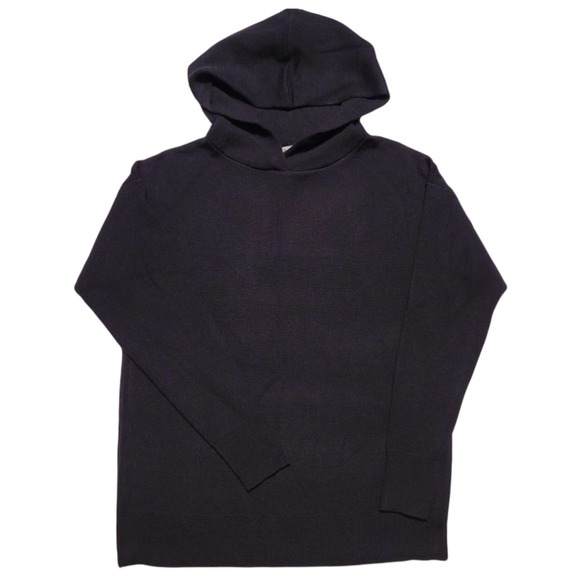 M by Magaschoni Wool Blend Solid Knit Hoodie NWOT - Picture 3 of 9